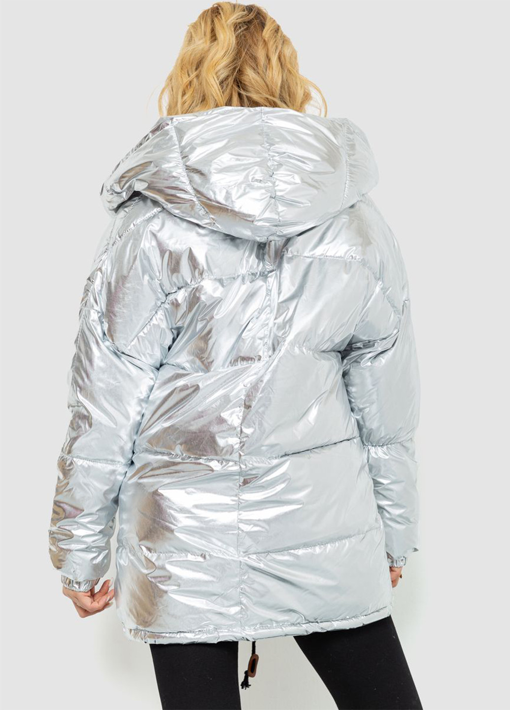 Срібна демісезонна куртка Ager
