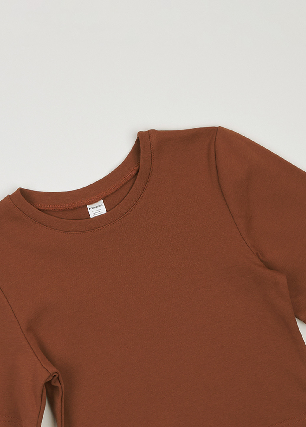 Коричневый летний комплект (топ, брюки) Garnamama