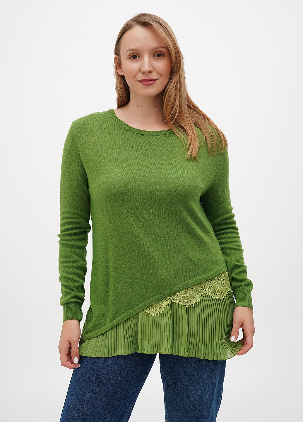 Зелений демісезонний джемпер джемпер Sassofono