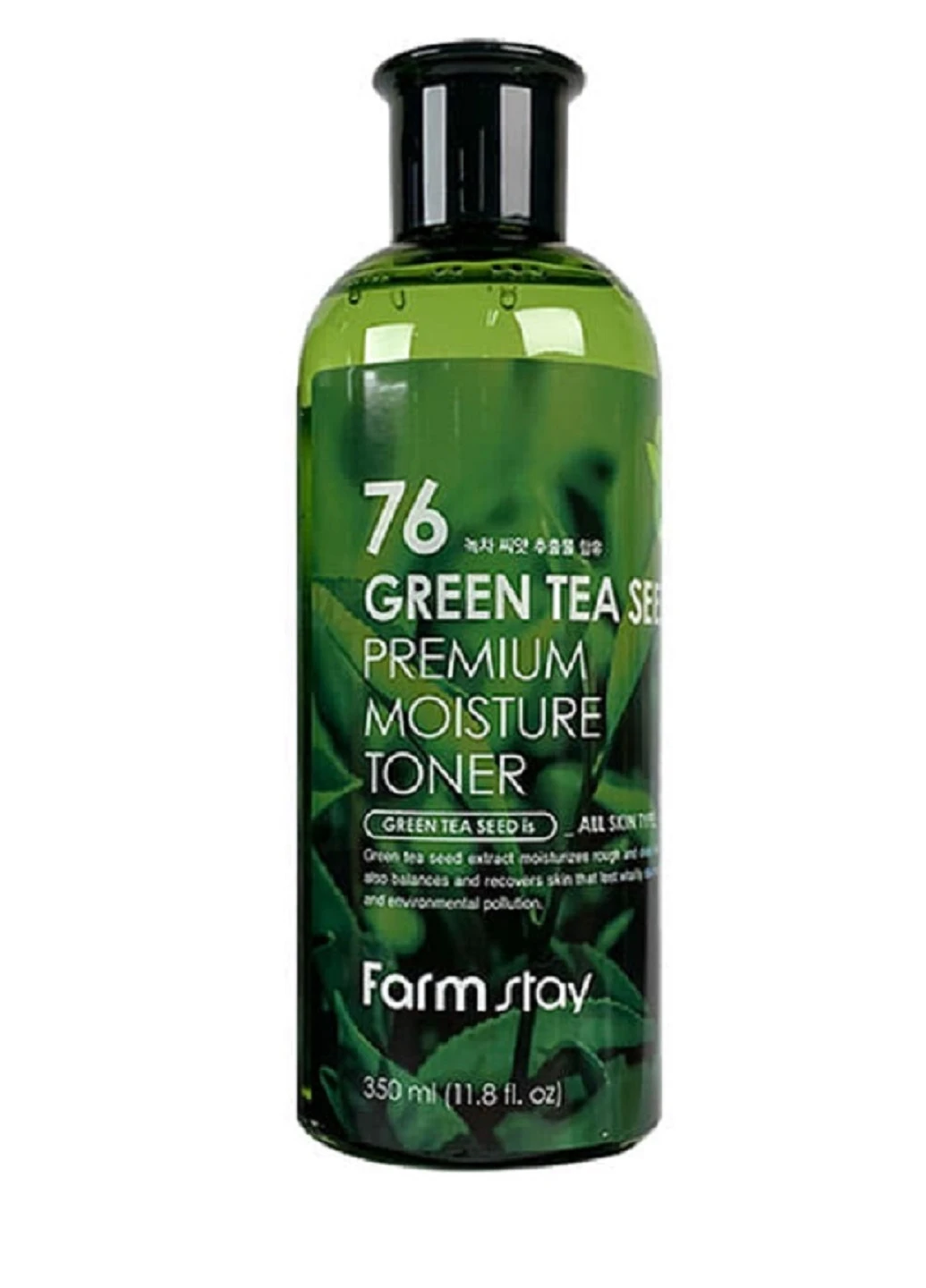 Зволожуючий тонер з насінням зеленого чаю 76 Green Tea Seed Premium Moisture Toner, 350 мл FarmStay (219975581)