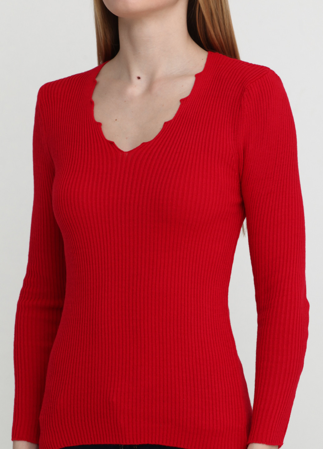 Червоний демісезонний пуловер пуловер Akdeniz