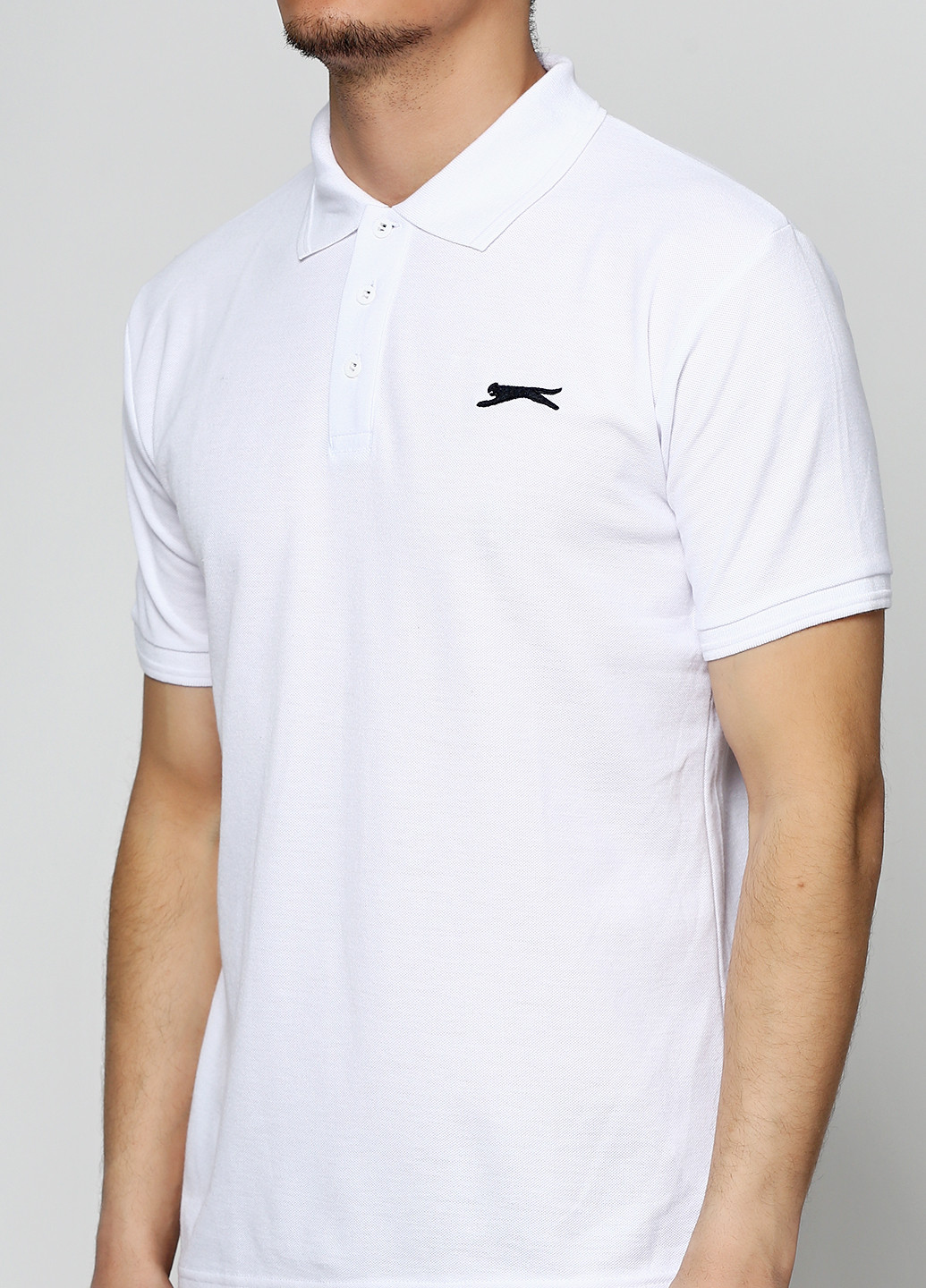 Белая футболка-поло для мужчин Slazenger однотонная