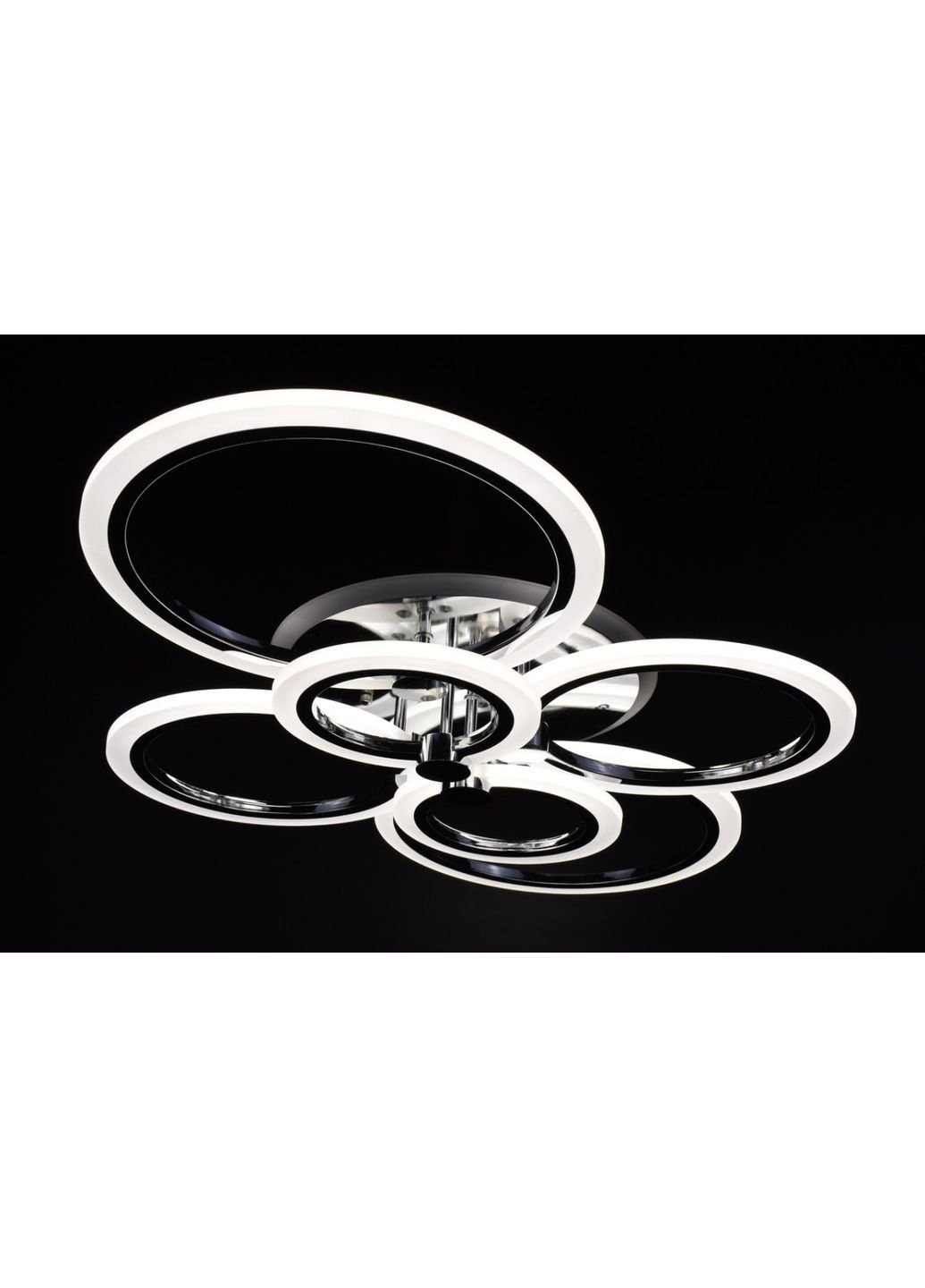 Люстра стельова LED з пультом A2374/6-RGB-ch Хром 11х57х77 див. Sunnysky (253629121)