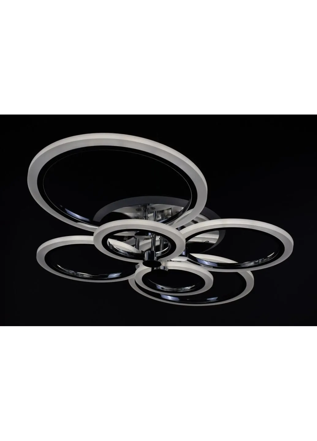 Люстра стельова LED з пультом A2374/6-RGB-ch Хром 11х57х77 див. Sunnysky (253629121)