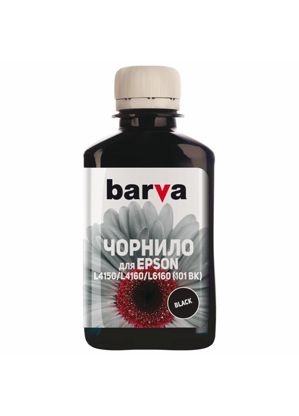 Чорнило EPSON L4150 / L4160 (101BK) 180 мл BLACK pigmented (E101-603) Barva EPSON L4150/L4160 (101BK) 180 мл BLACK pigmented (247485385)