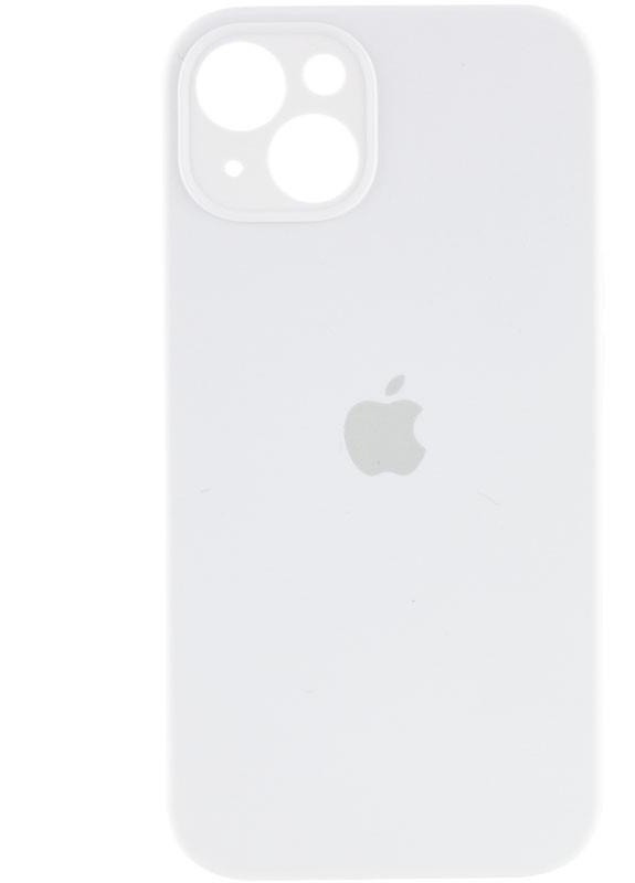 Силиконовый Чехол Накладка Закрытая Камера Silicone Case Full Camera Для iPhone 13 White No Brand (254091680)