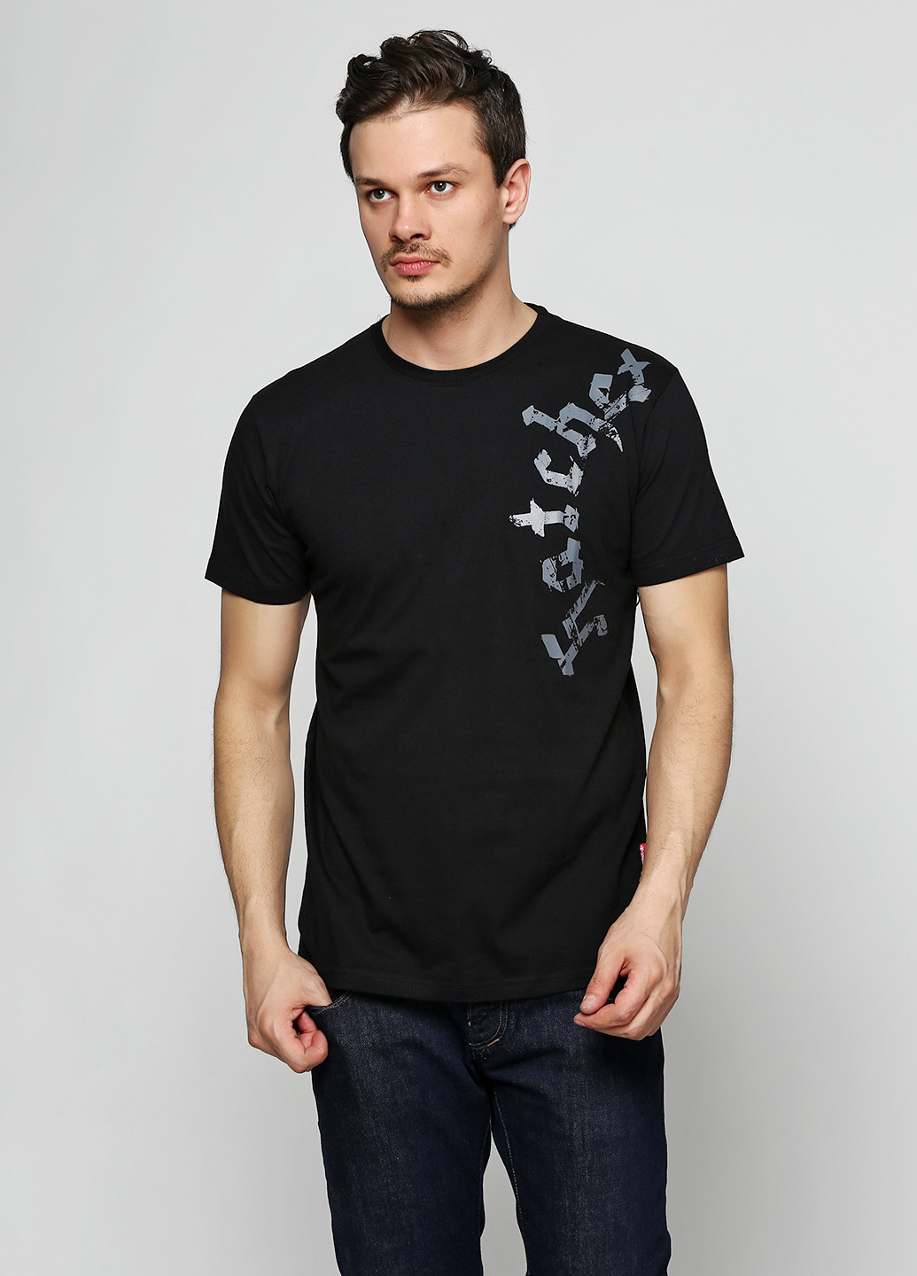 Черная футболка с коротким рукавом Dobermans Aggressive