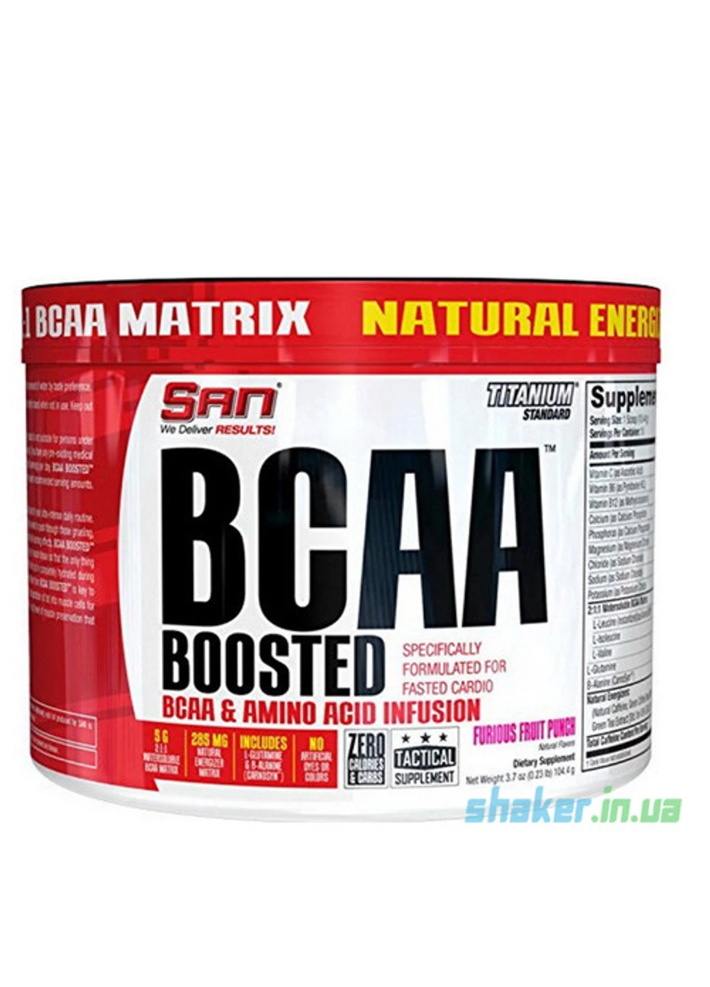 БЦАА BCAA Boosted (418 г) сан furious fruit punch San (255363486)