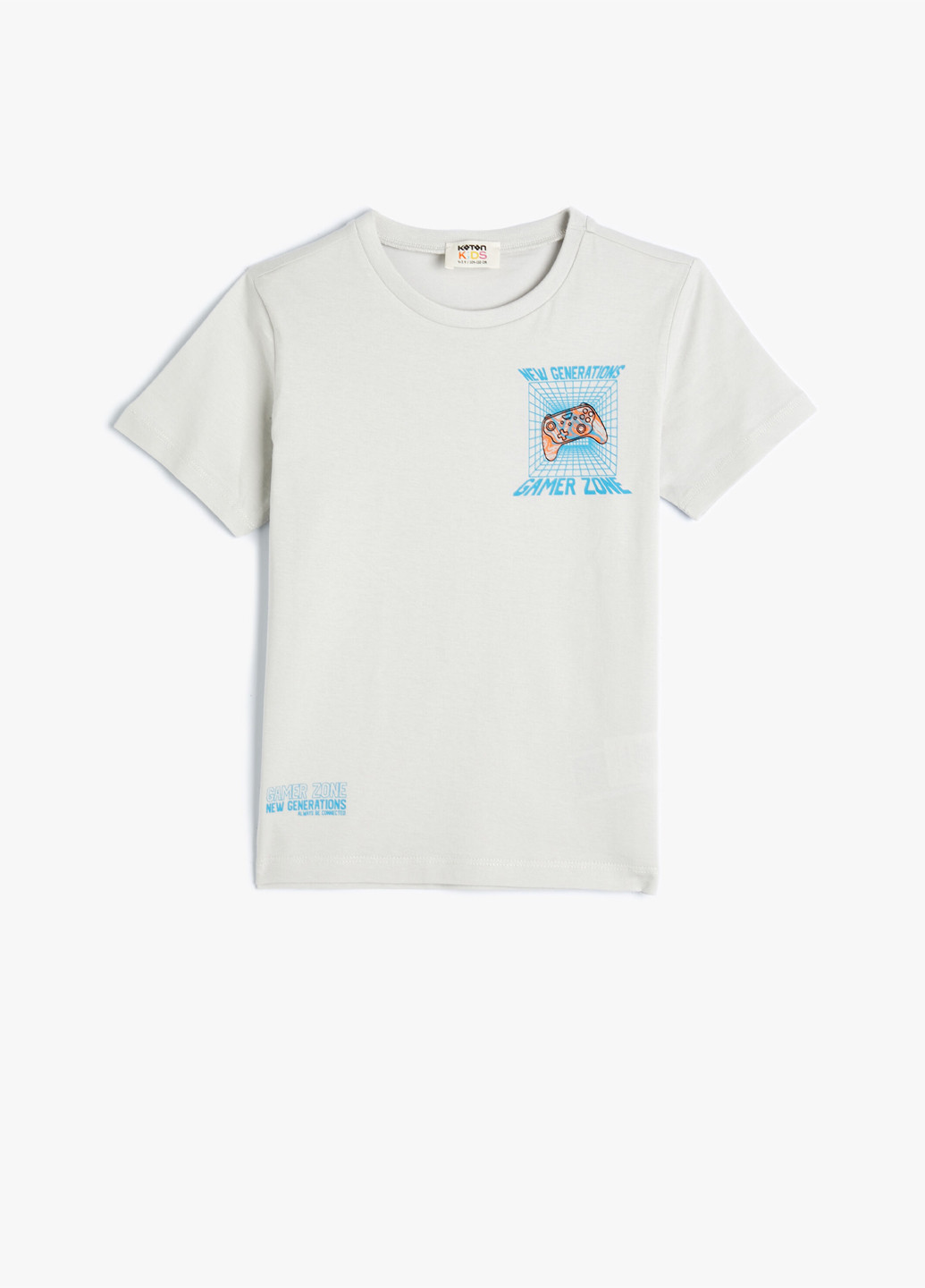 Світло-сіра літня футболка KOTON