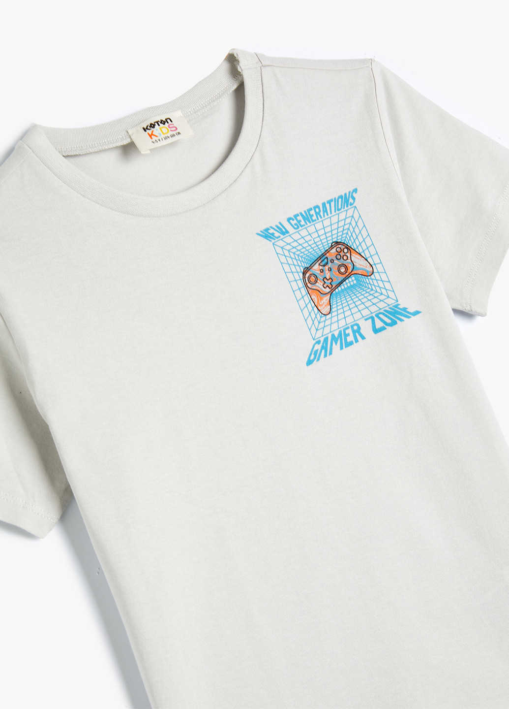 Світло-сіра літня футболка KOTON