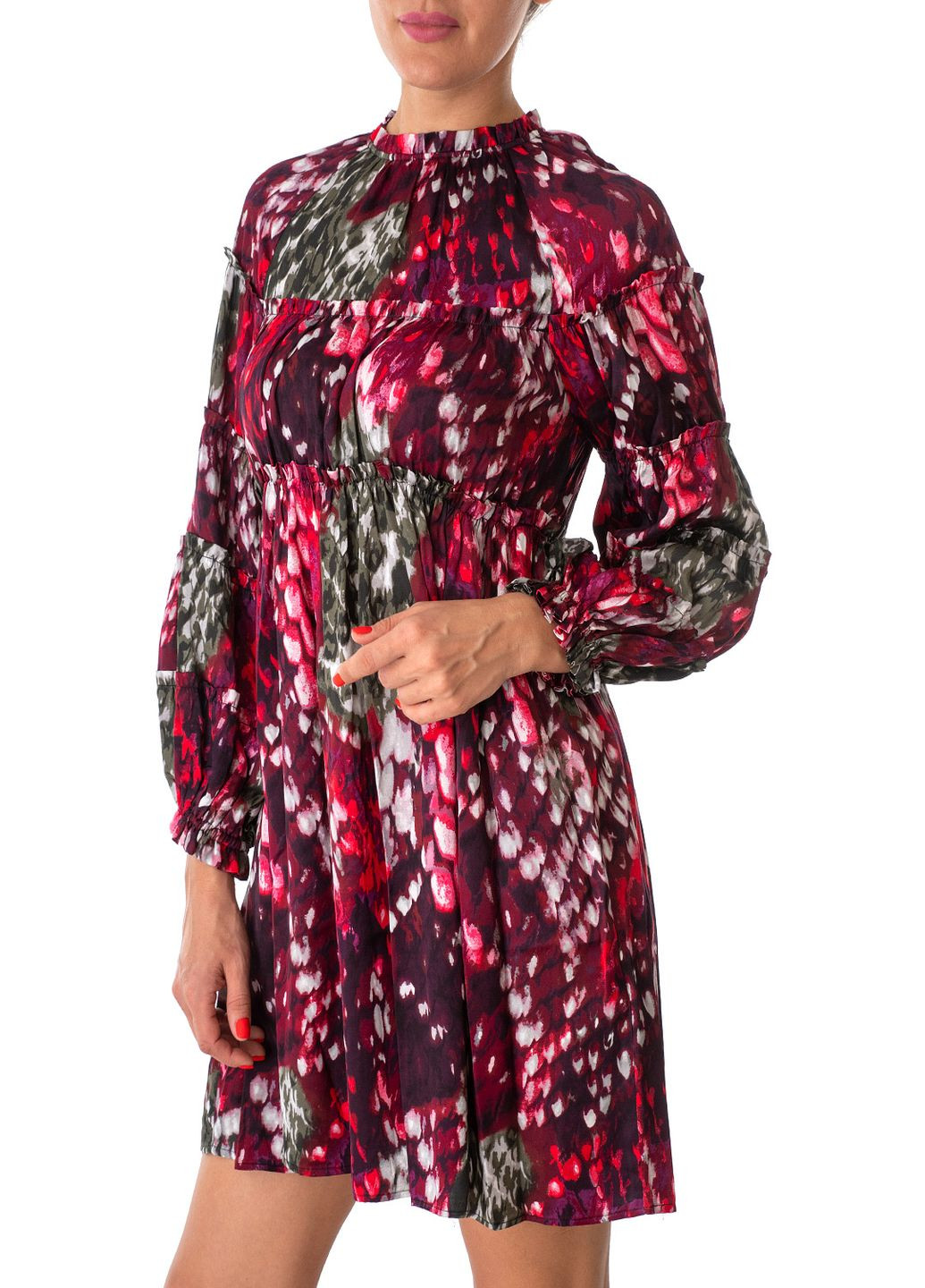 Комбинированное кэжуал платье Marc Aurel с абстрактным узором