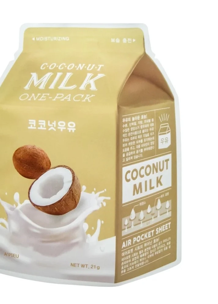 Маска тканинна Milk One-Pack з екстрактом кокоса 21 мл A'pieu (248204481)