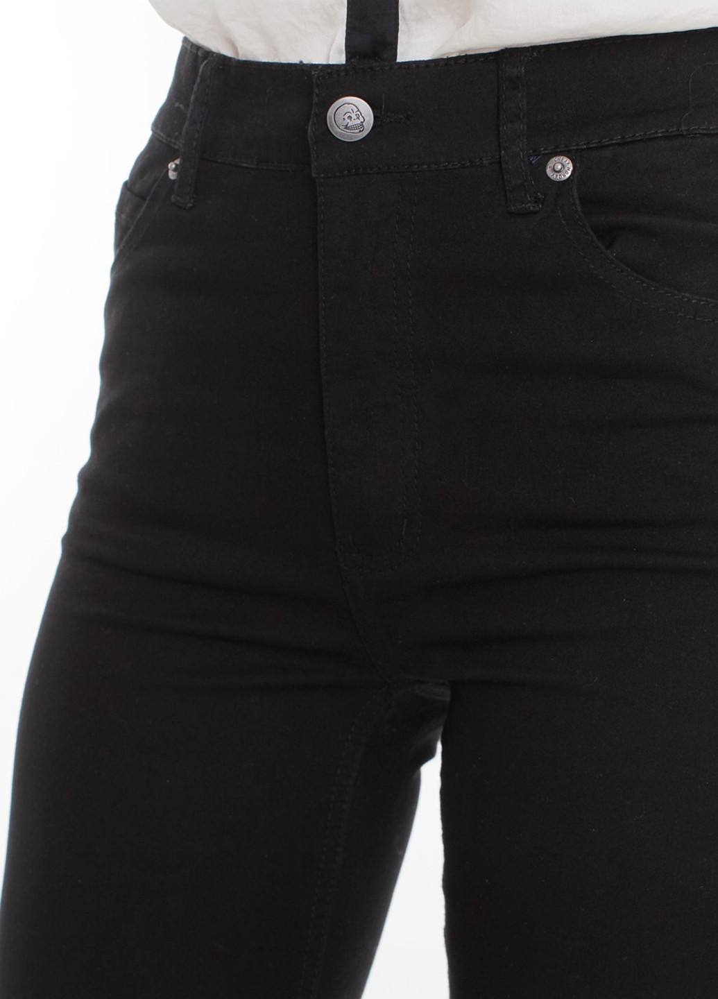 Черные демисезонные скинни джинсы Cheap Monday