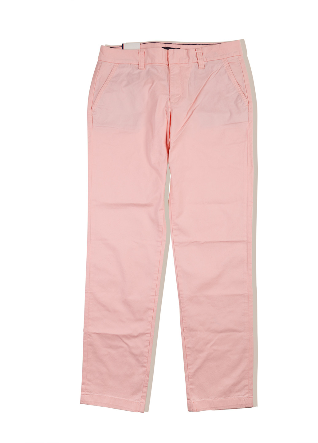 Розовые кэжуал демисезонные прямые брюки Tommy Hilfiger