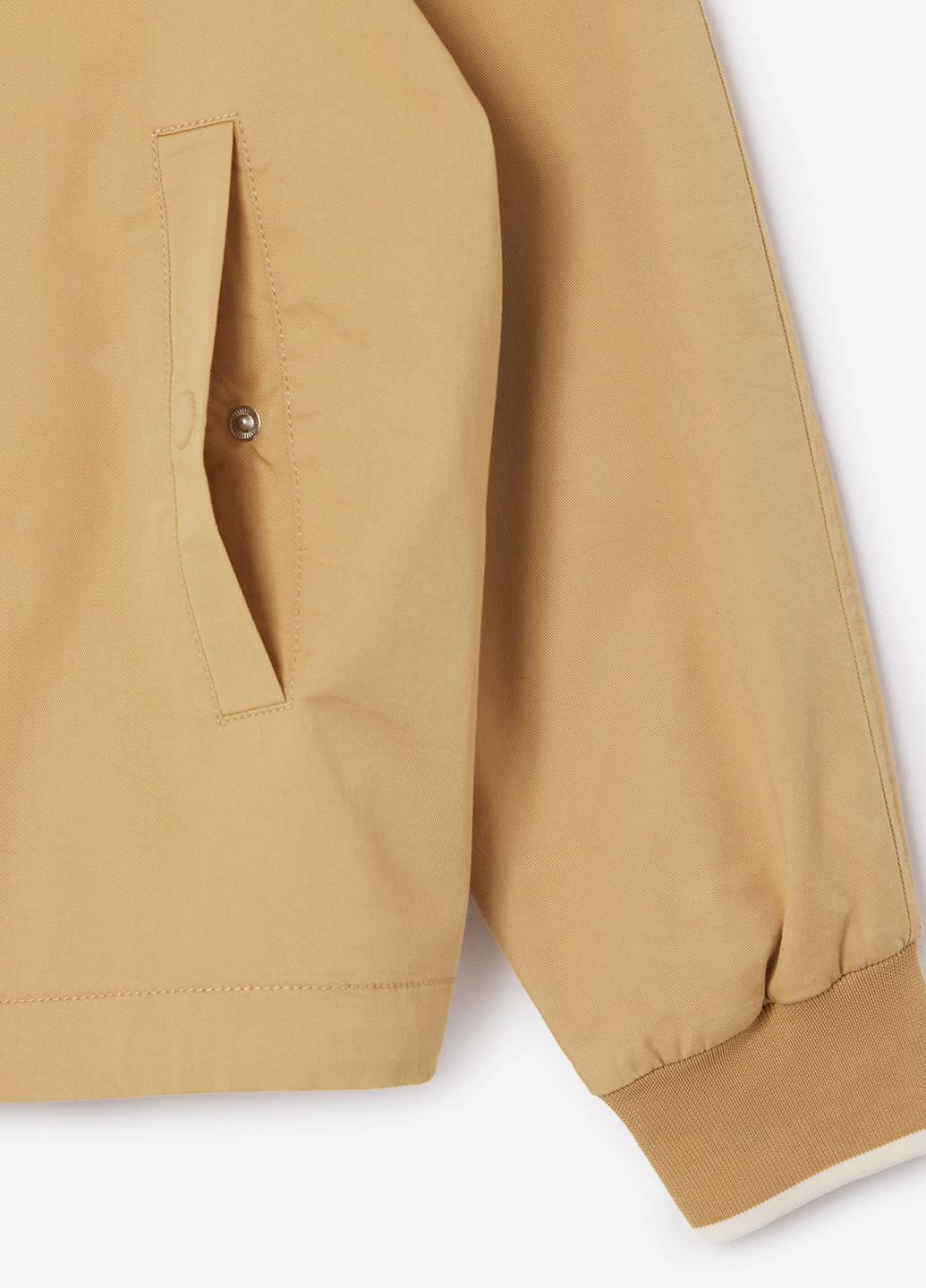 Світло-коричнева демісезонна куртка Lacoste