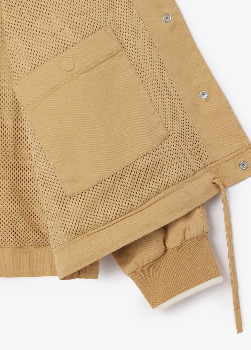 Світло-коричнева демісезонна куртка Lacoste