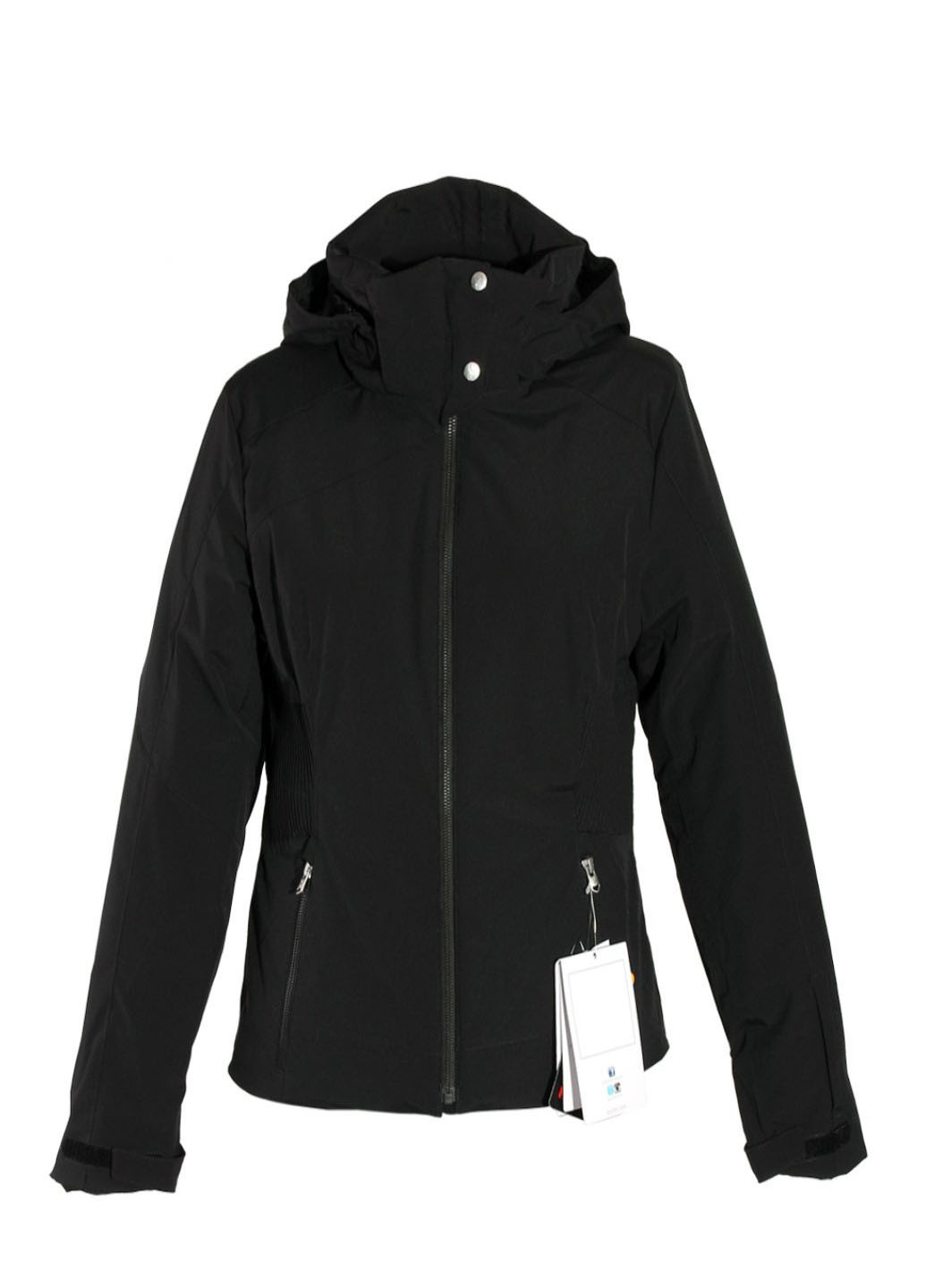 Черная зимняя куртка лыжная Spyder