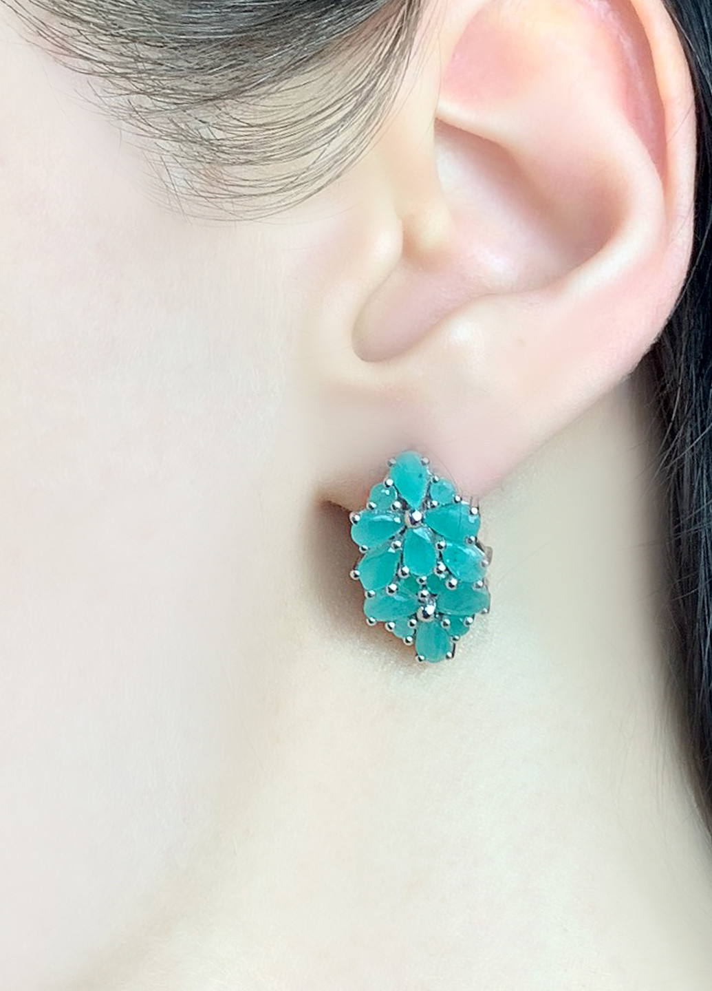 Серьги Silver Flame (181092966)