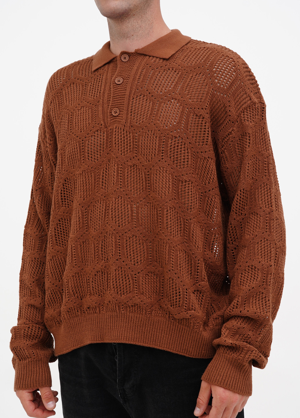 Коричневий демісезонний светр Boohoo