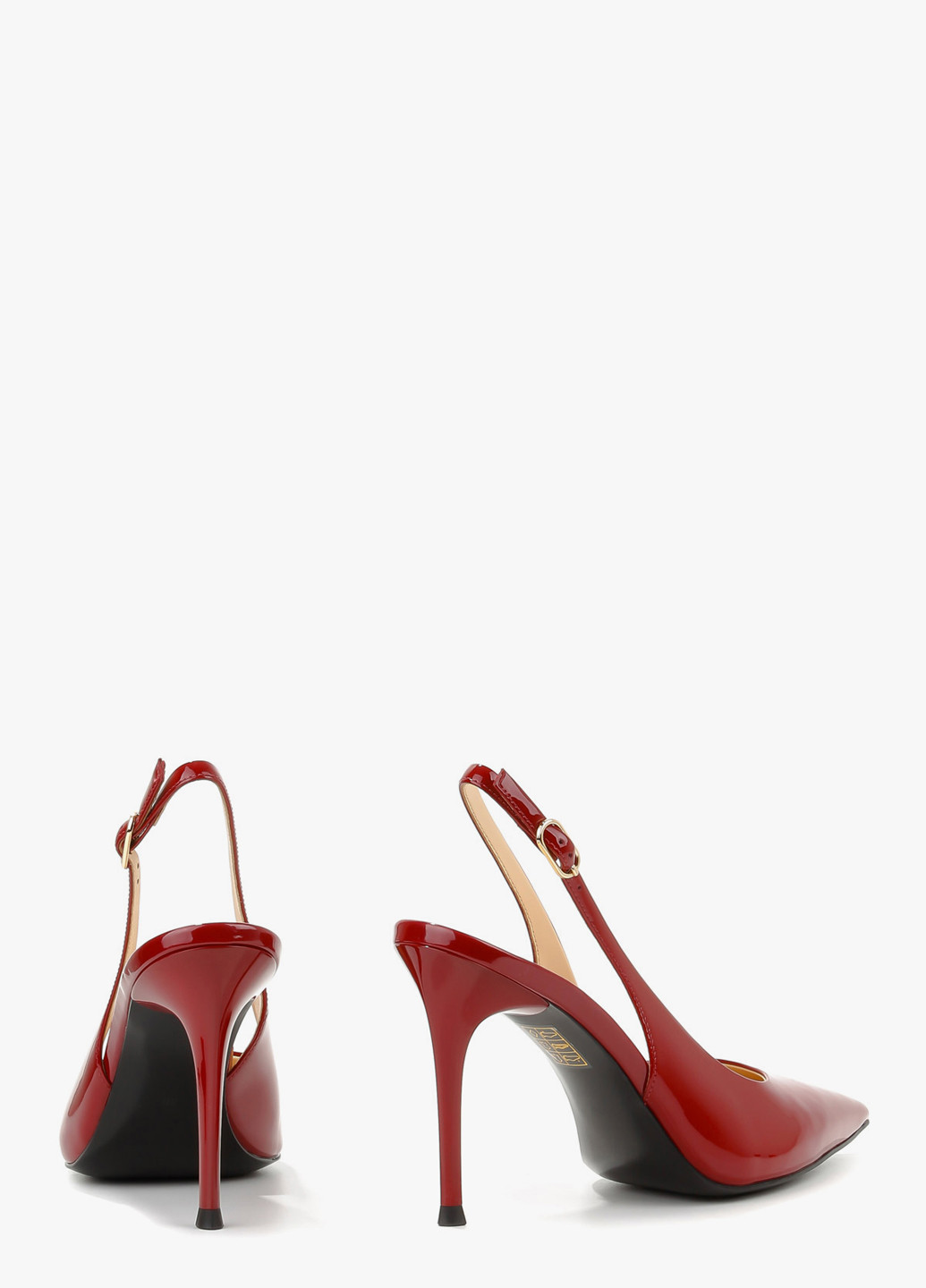 Le'BERDES Туфли слингбеки бордовый з натуральная кожа, украина — лето (322646270)