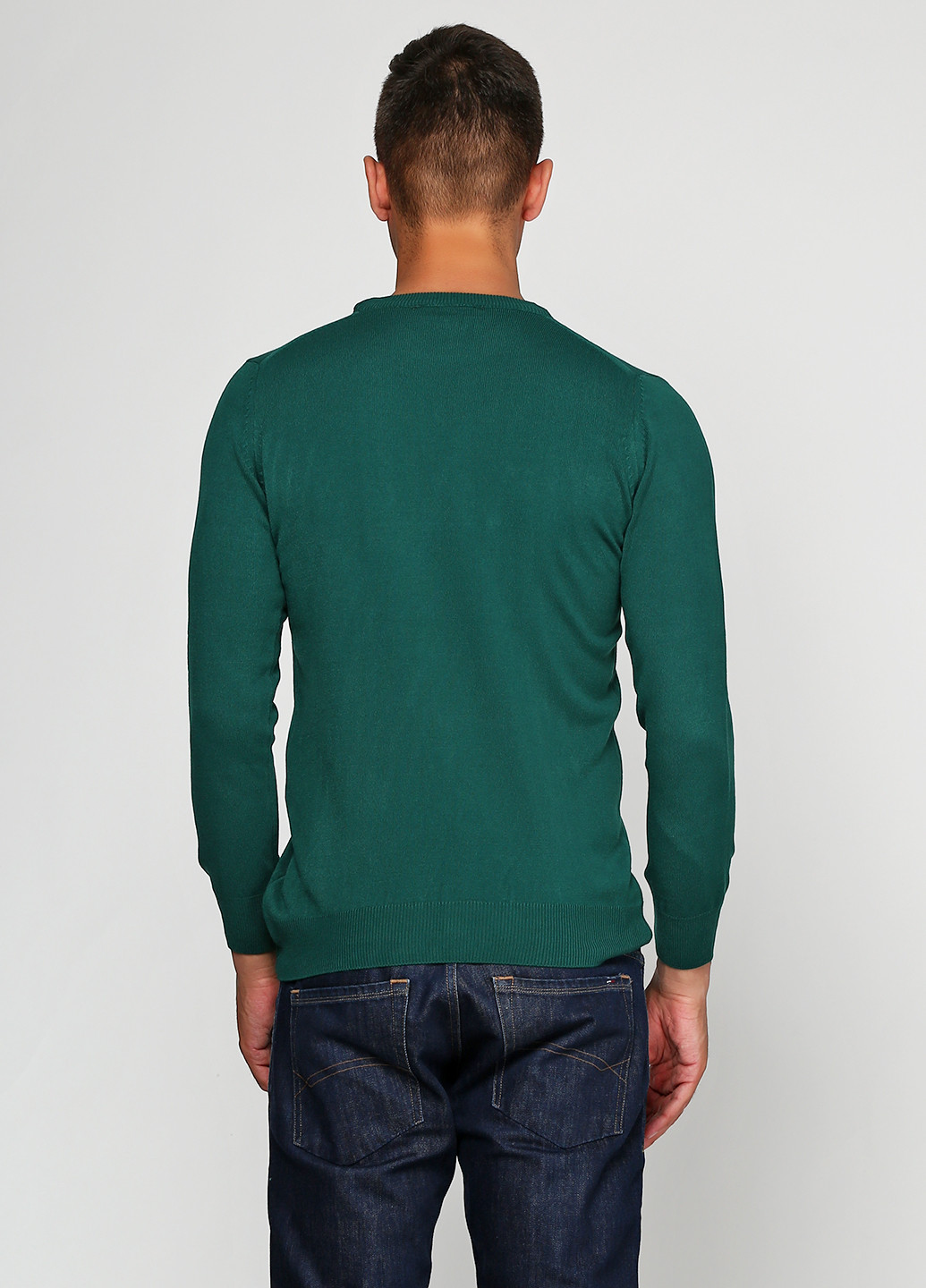 Бутылочный зеленый демисезонный джемпер джемпер Madoc Jeans