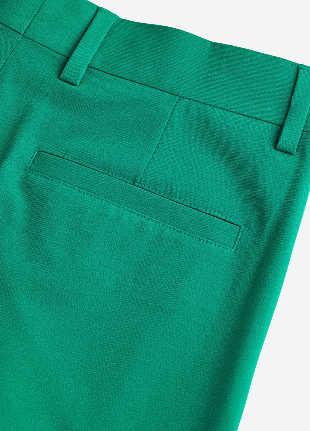 Зеленые кэжуал демисезонные классические брюки H&M