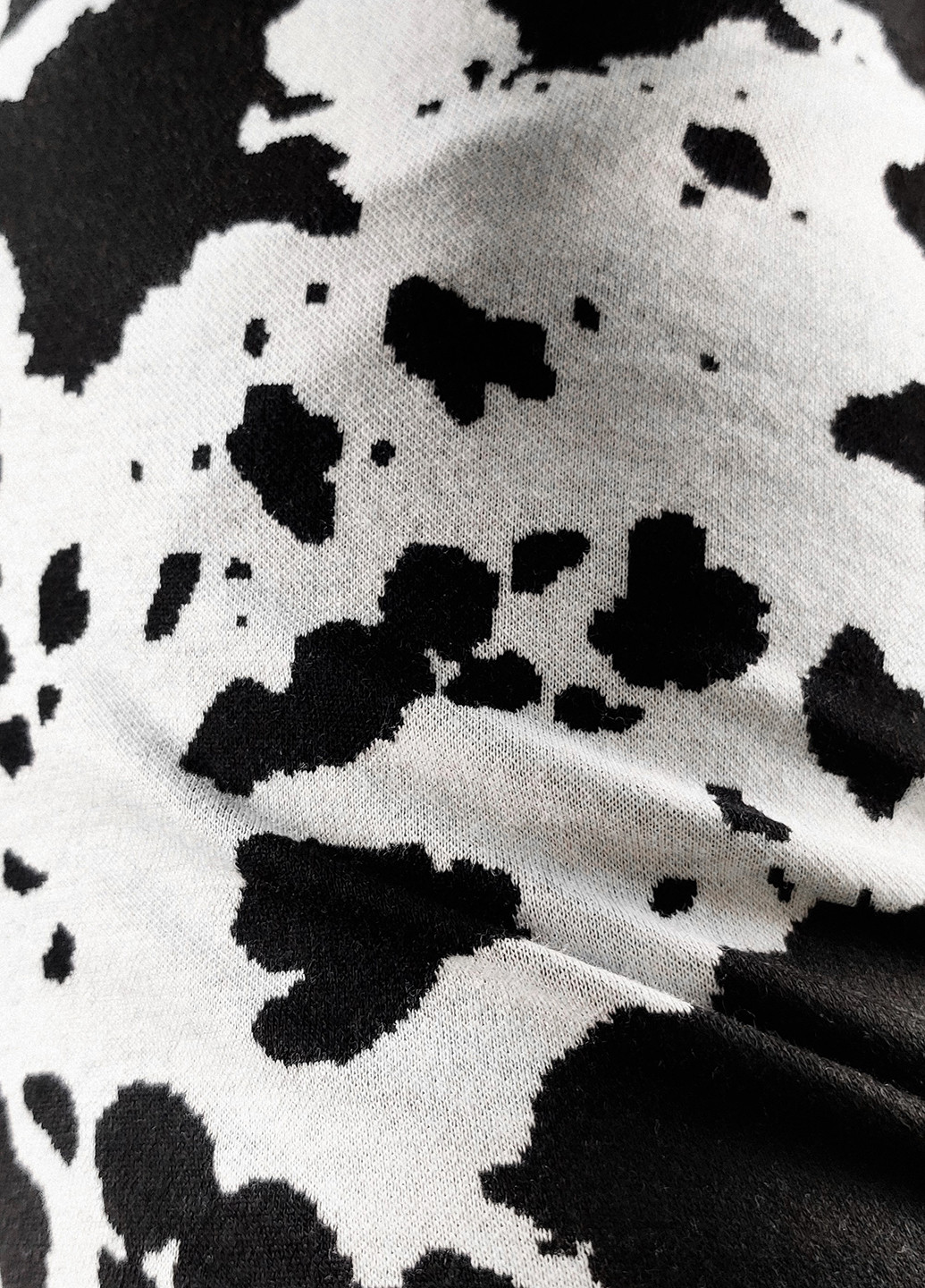 Черно-белые кэжуал демисезонные прямые, укороченные брюки Monki
