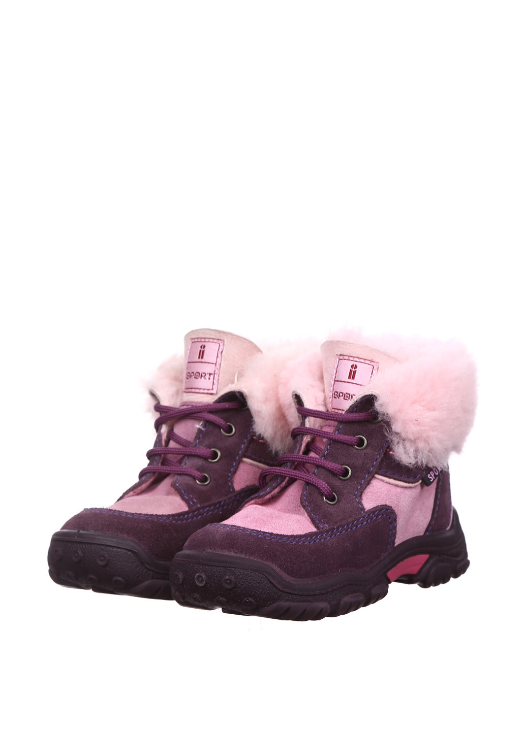 Розовые кэжуал зимние ботинки Imac
