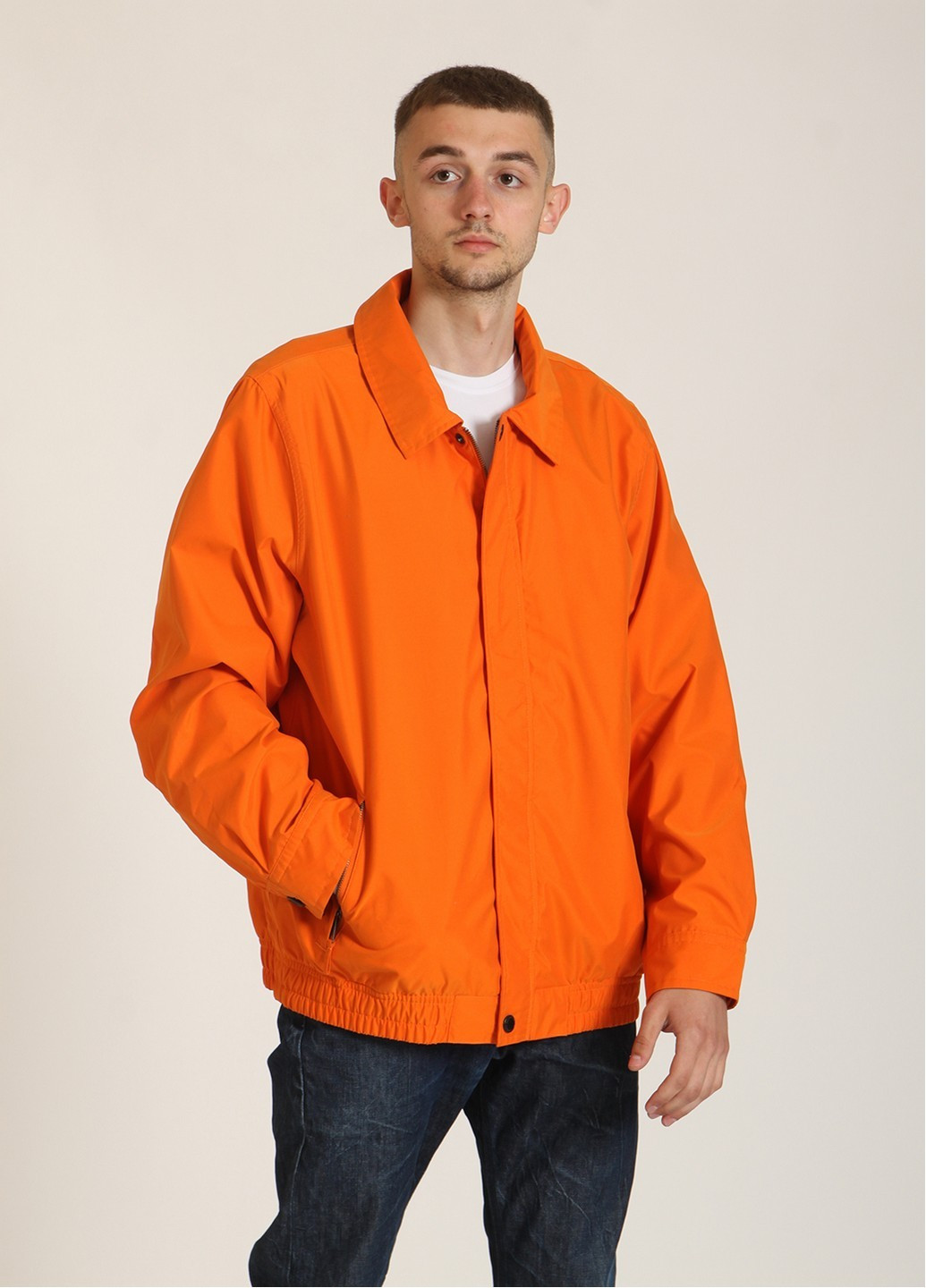 Оранжевая демисезонная куртка Lands'end