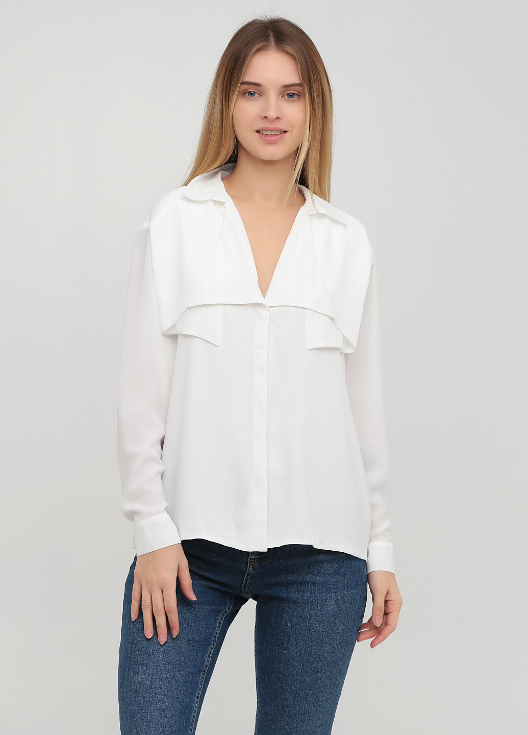 Белая демисезонная блуза Asos