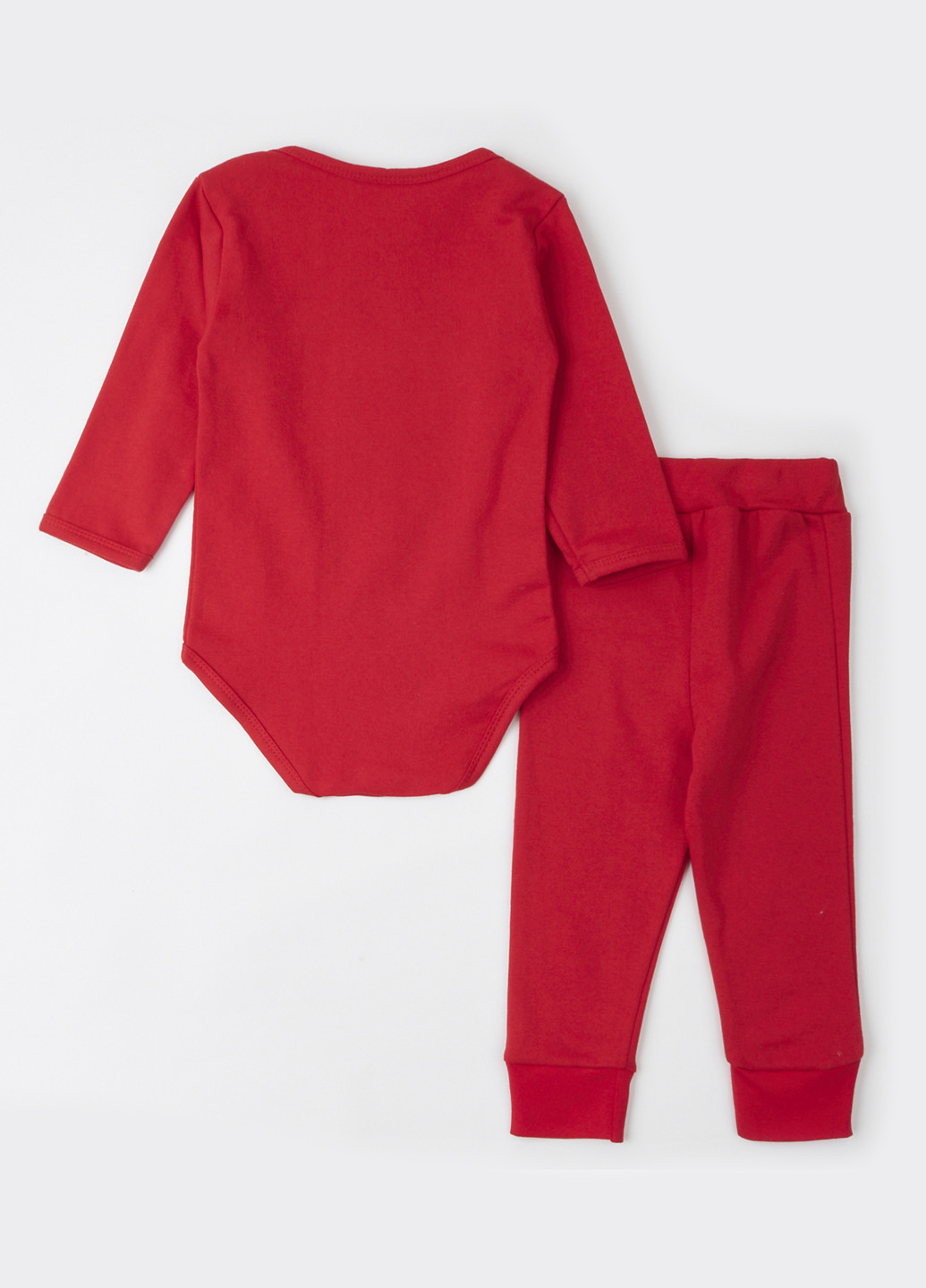 Червоний демісезонний комплект (боді, штани) dexter's