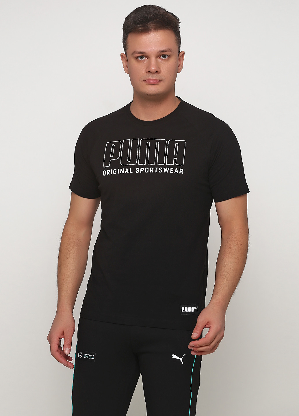 Черная футболка Puma Athletics Graphic Tee