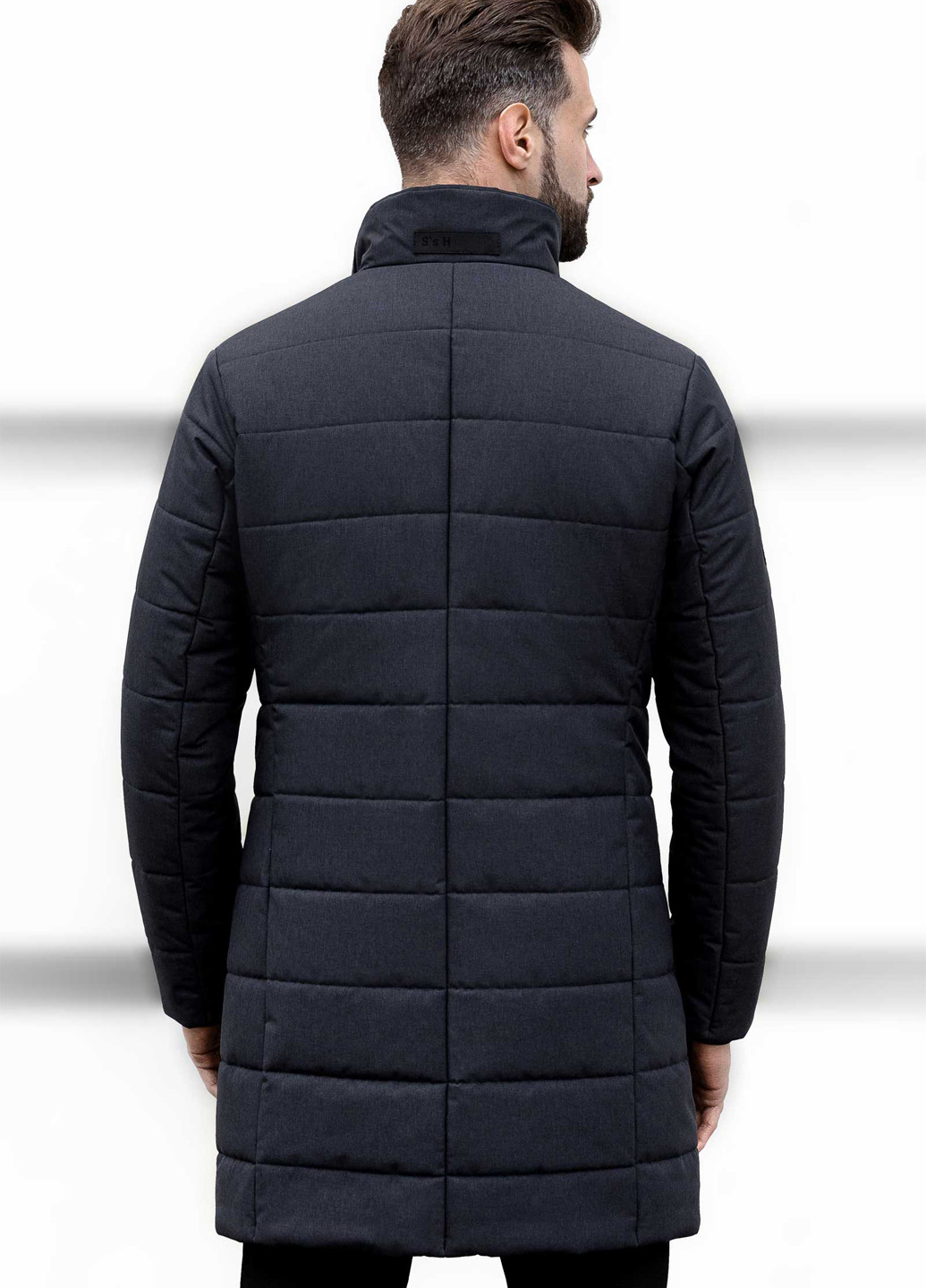 Темно-синяя демисезонная куртка Sun's House