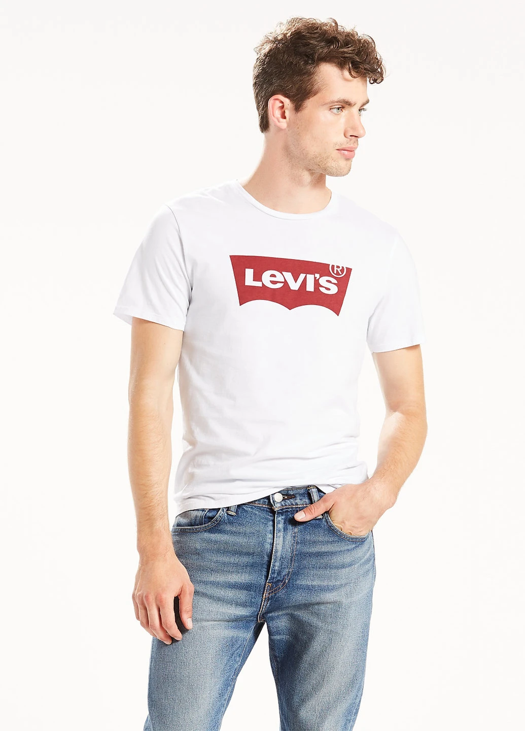 Белая футболка Levi's