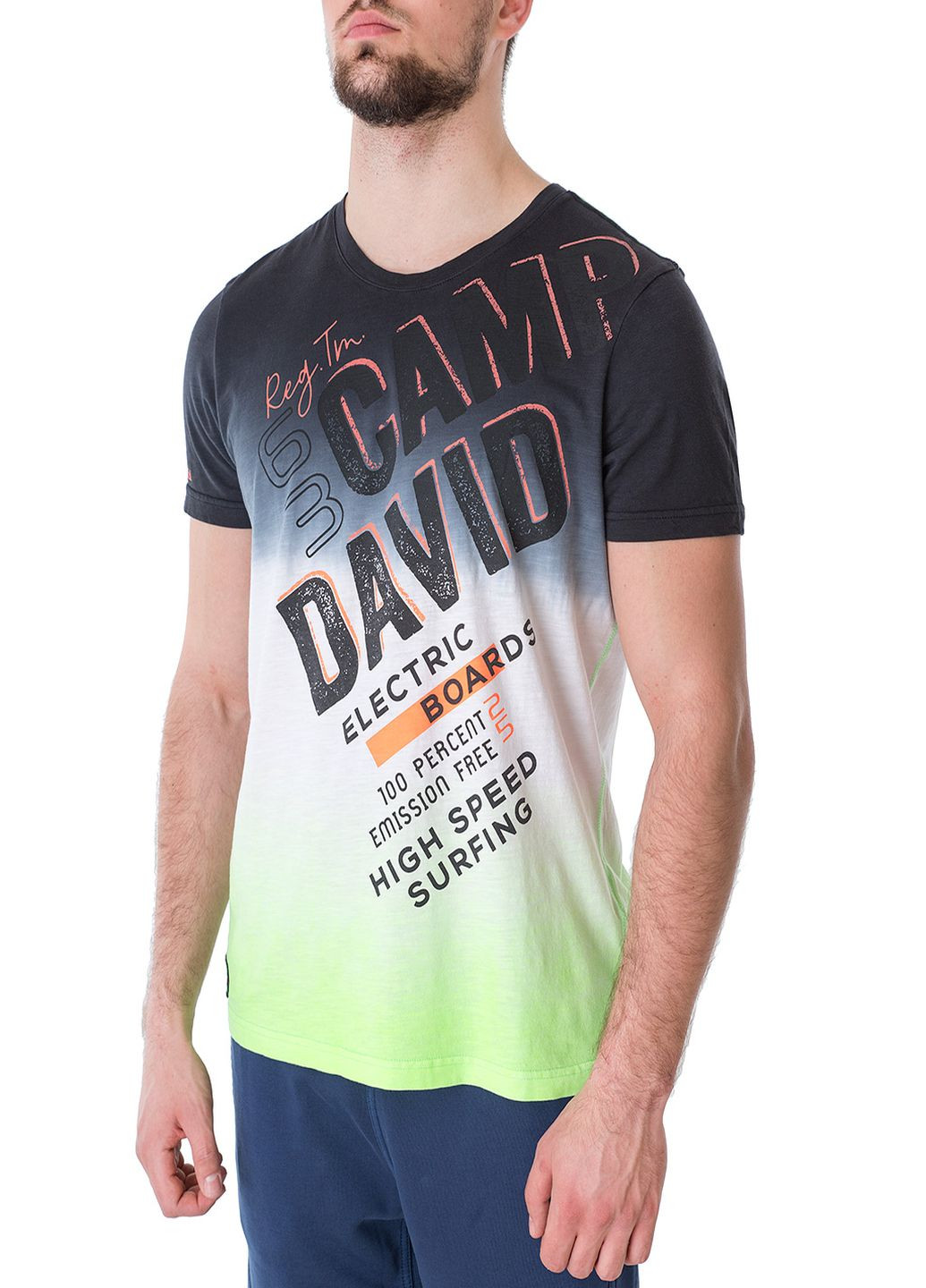 Комбинированная футболка Camp David
