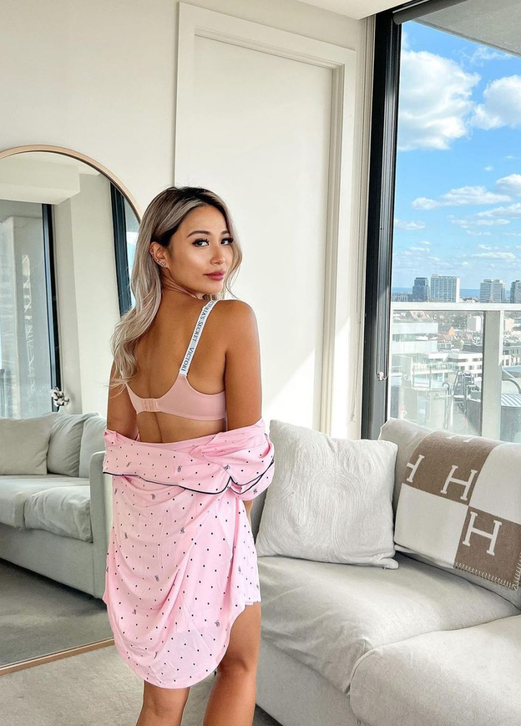 Комбінований демісезонний комплект (бюстгальтер, трусики) Victoria's Secret