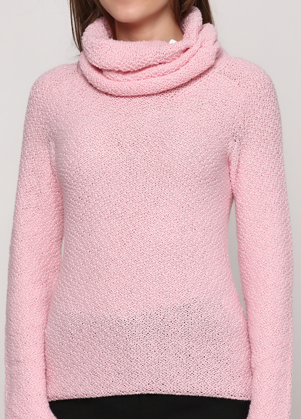 Светло-розовый демисезонный свитер Folgore Milano