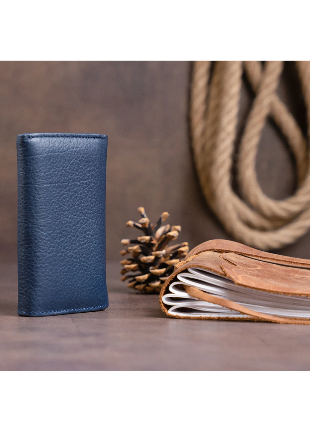 Жіночий шкіряний гаманець-ключниця 12,3х7,3х1 см st leather (229460908)