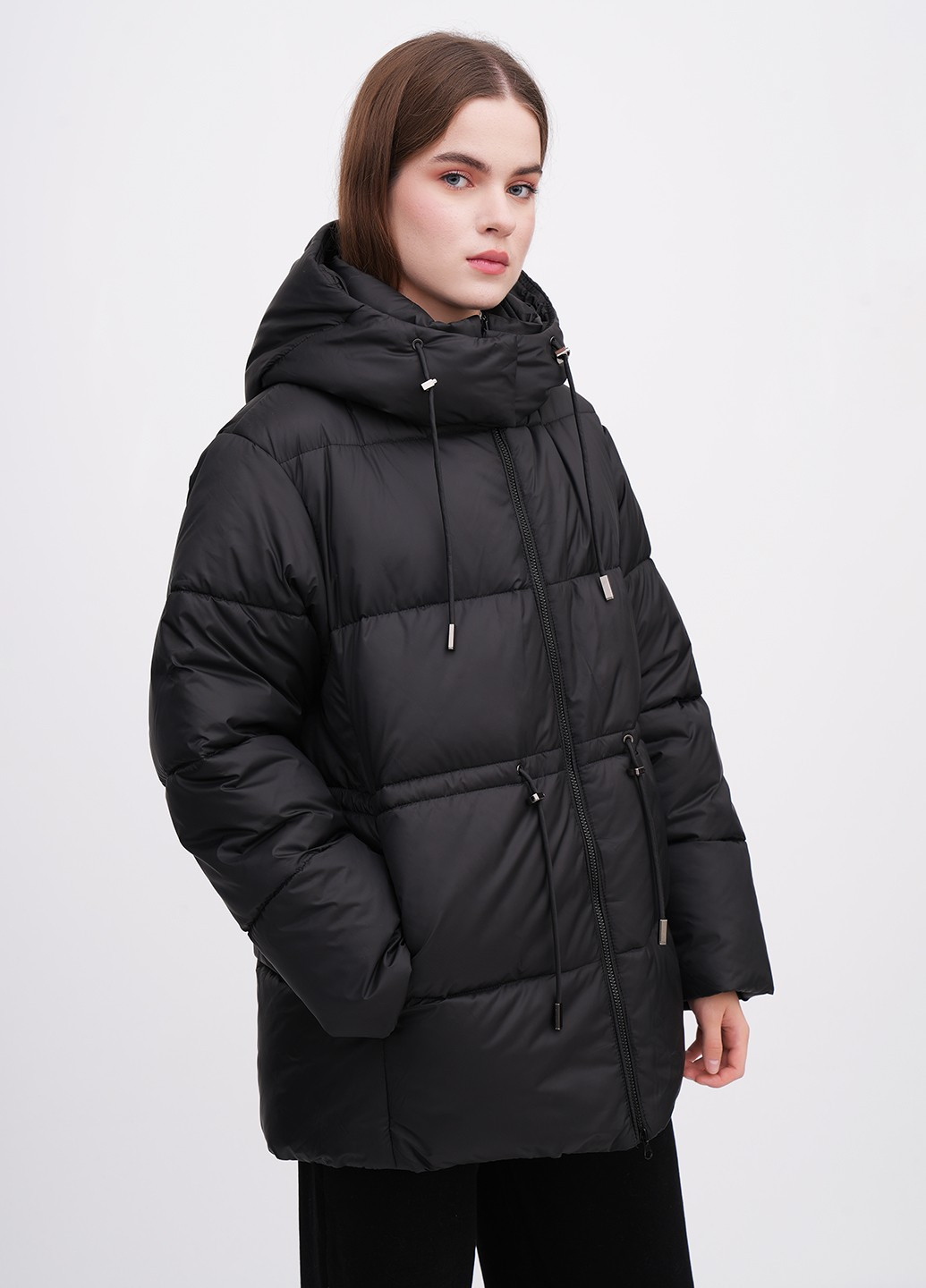 Чорна демісезонна куртка EQUILIBRI