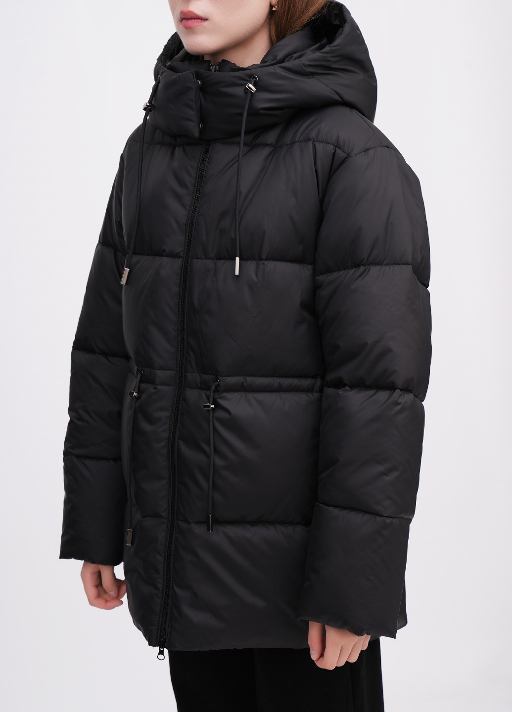 Чорна демісезонна куртка EQUILIBRI