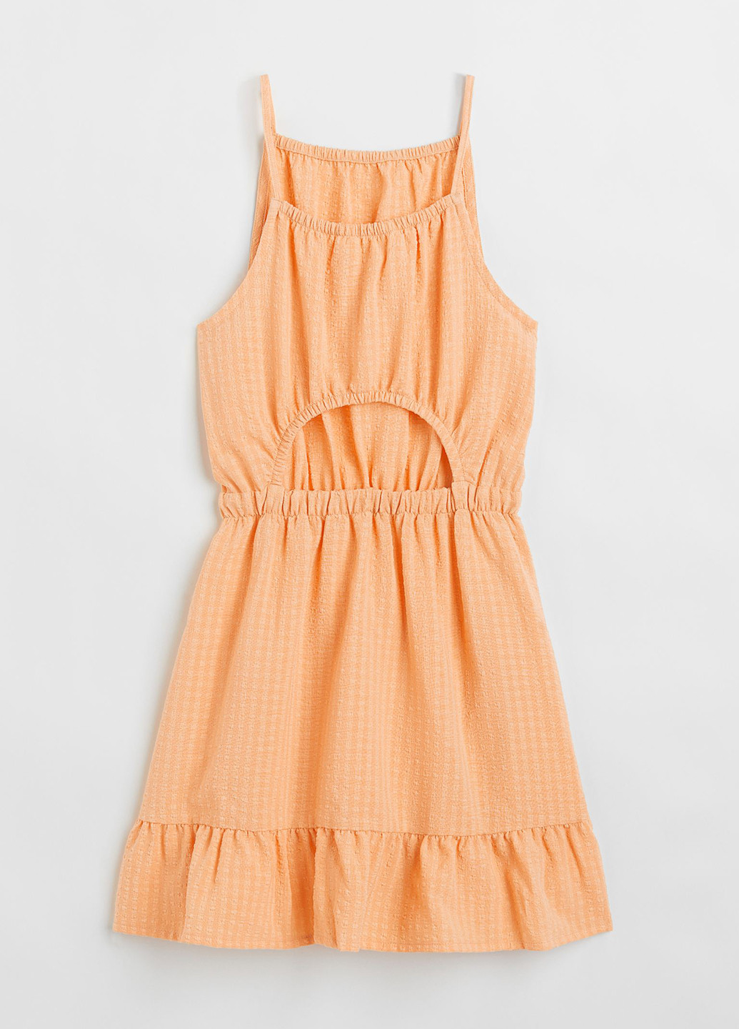 Светло-оранжевое платье H&M (257648644)