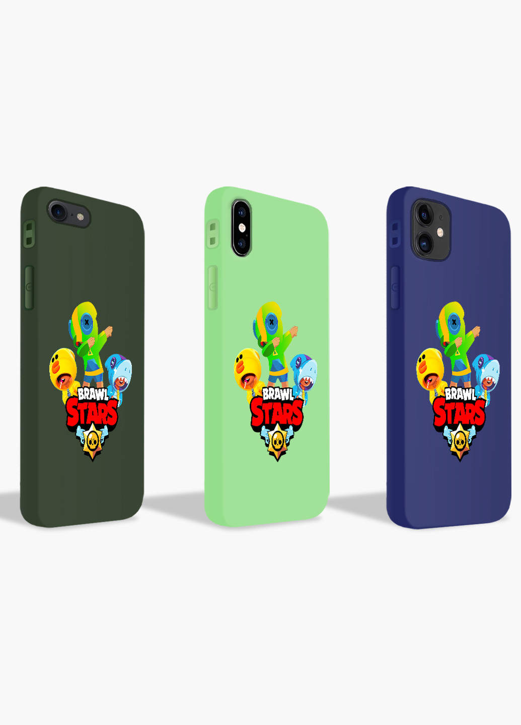 Чохол силіконовий Apple Iphone 7 plus Леон Бравл Старс (Leon Brawl Stars) (17364-1703) MobiPrint (219510733)