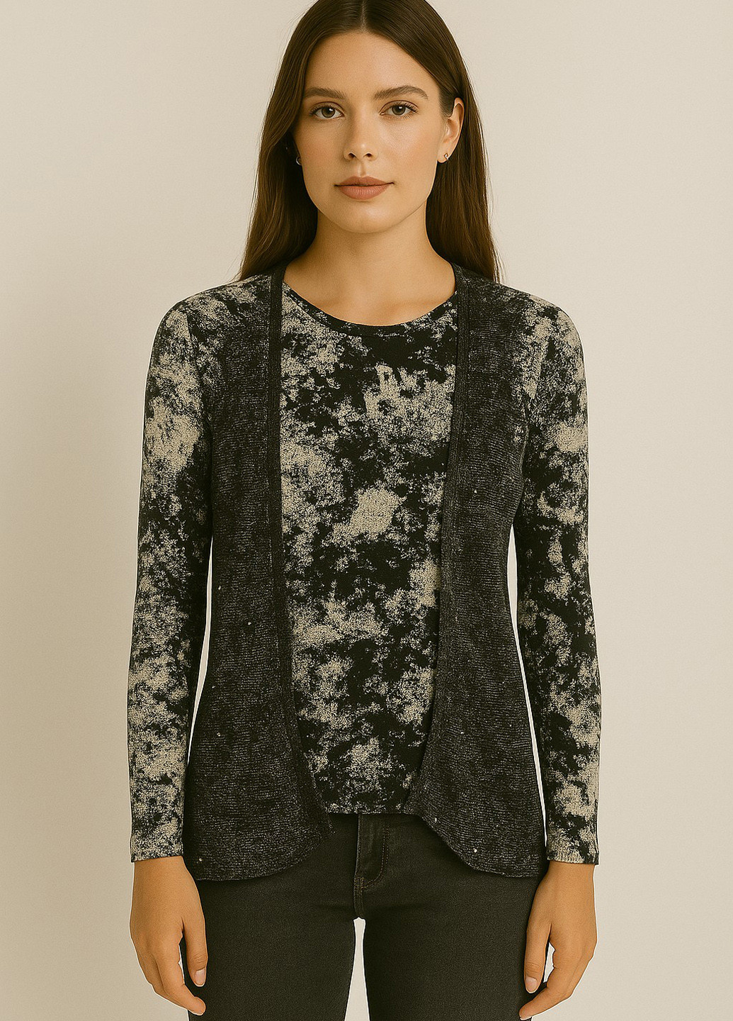 Чёрная блуза Imperial