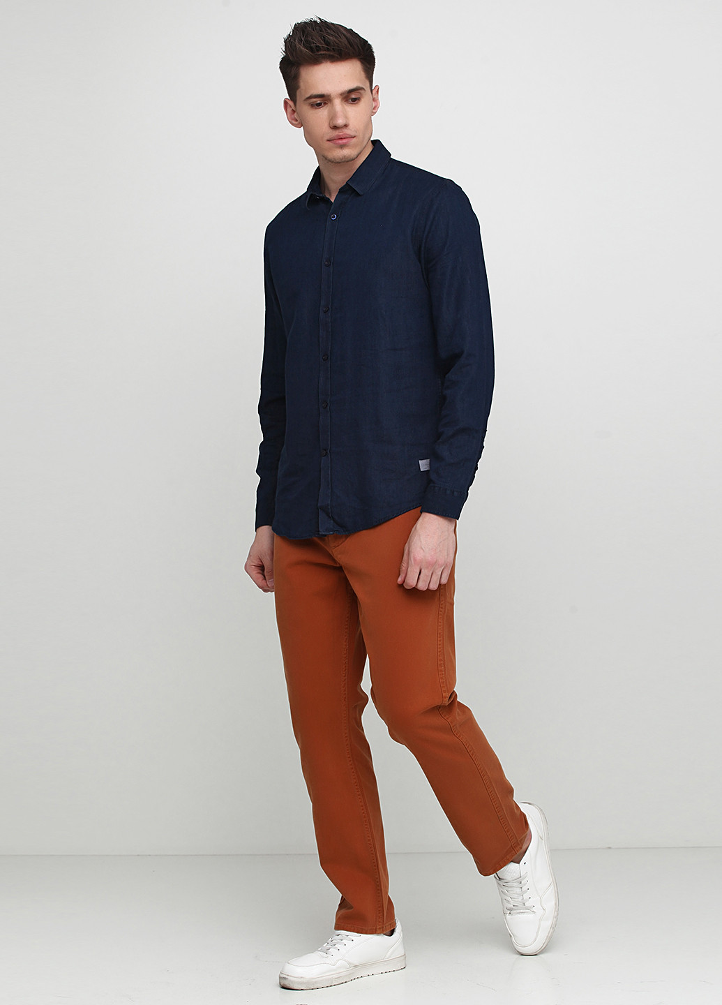Светло-коричневые кэжуал демисезонные прямые брюки Dockers by LEVI'S