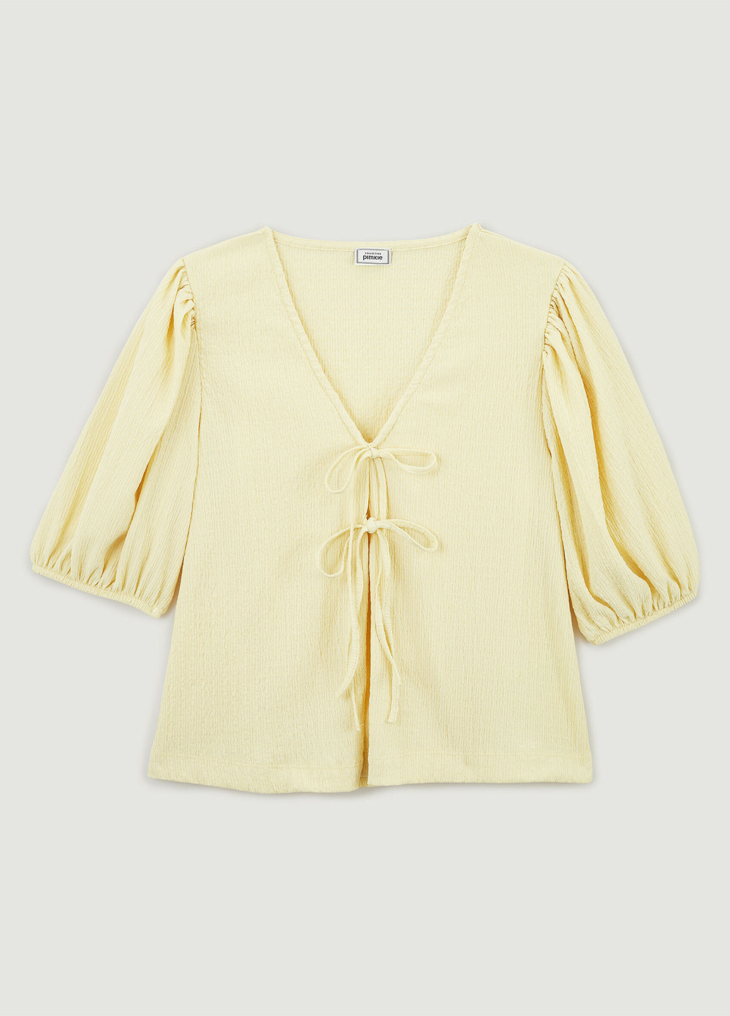 Желтая демисезонная блуза Pimkie
