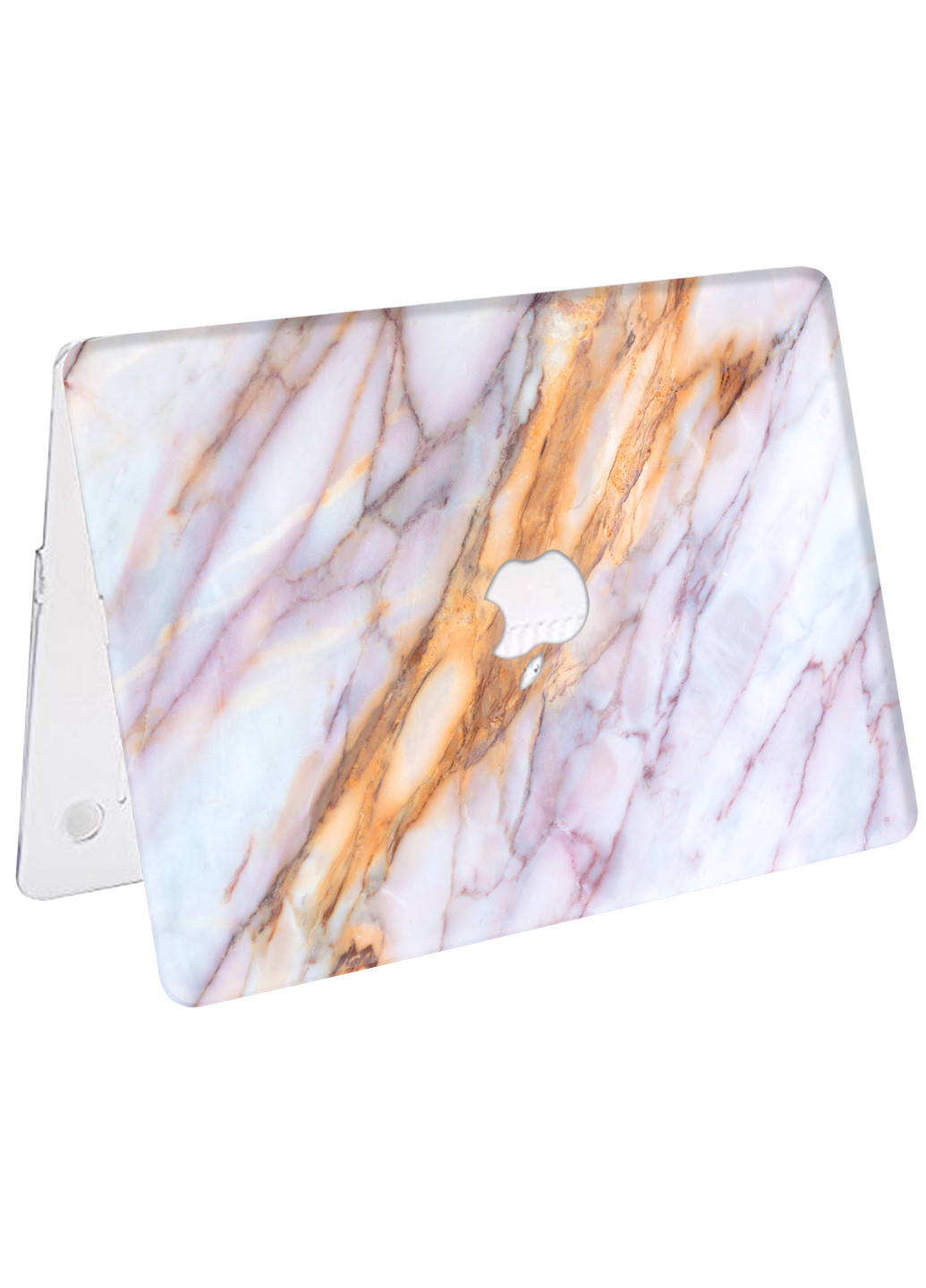 Чохол пластиковий для Apple MacBook Air 13 A1466 / A1369 Рожевий мармур (Pink marble) (6351-2371) MobiPrint (218865629)