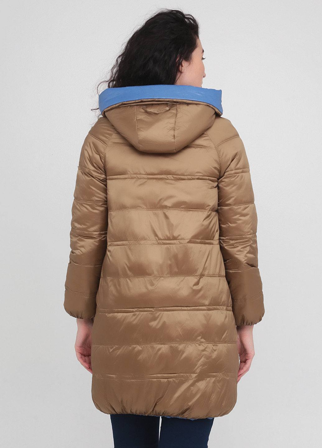 Комбинированная зимняя куртка двусторонняя Gabardine