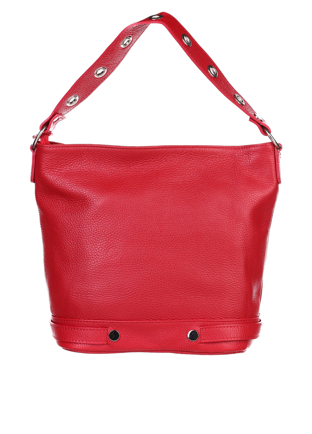 Сумка Diva's каркасная сумка однотонная красная кэжуал