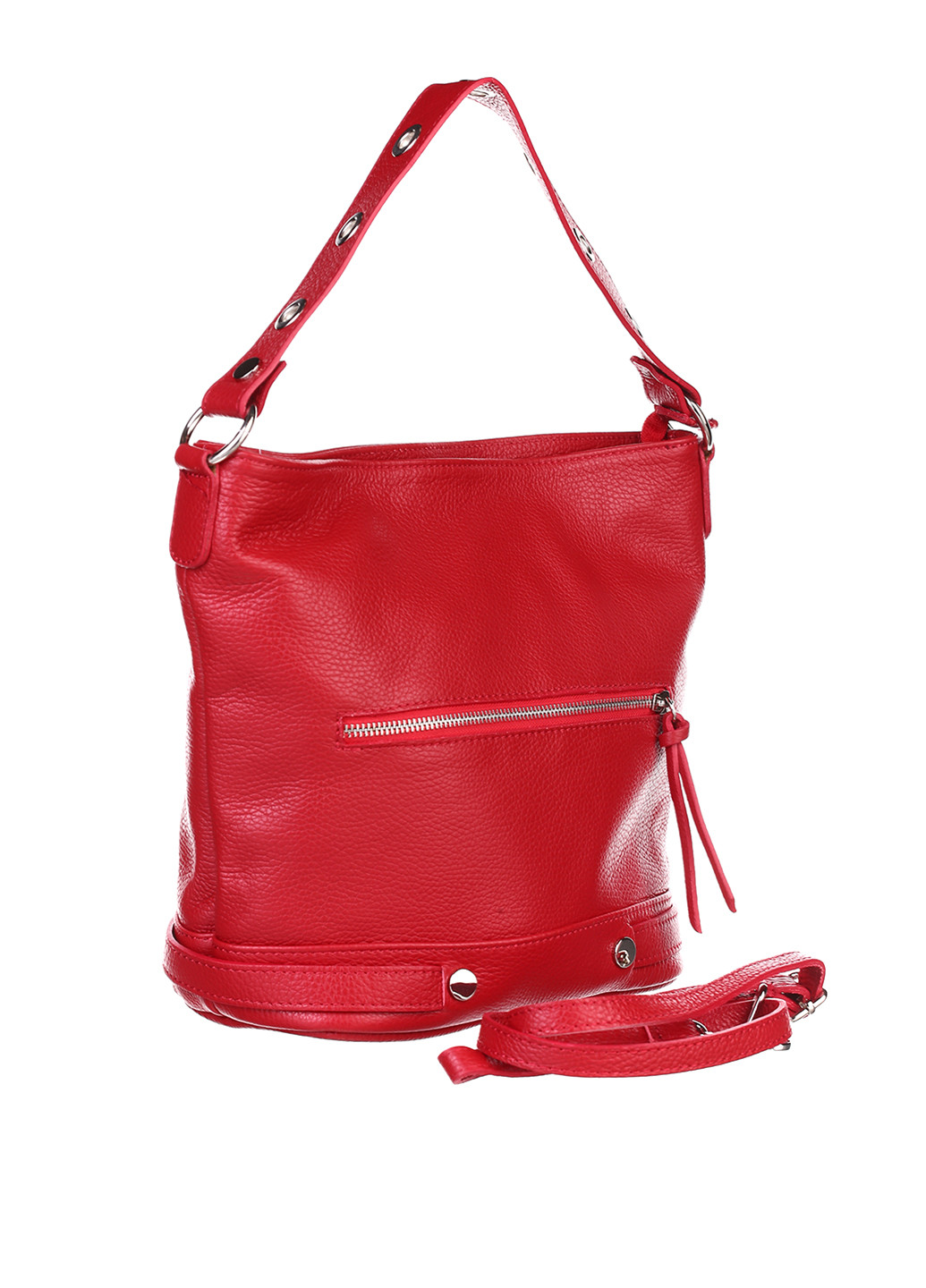 Сумка Diva's каркасна сумка однотонна червона кежуал