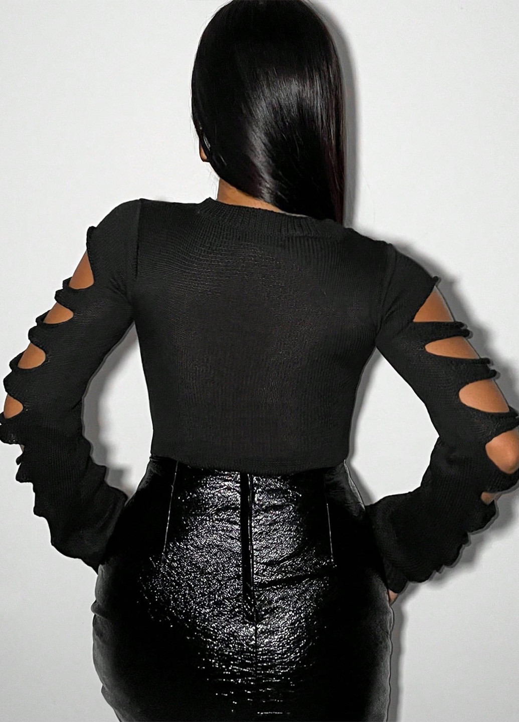 Черный демисезонный джемпер джемпер SHEIN